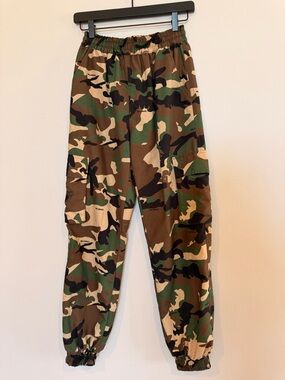 Danielle Guizio Camo Cargo Joggers